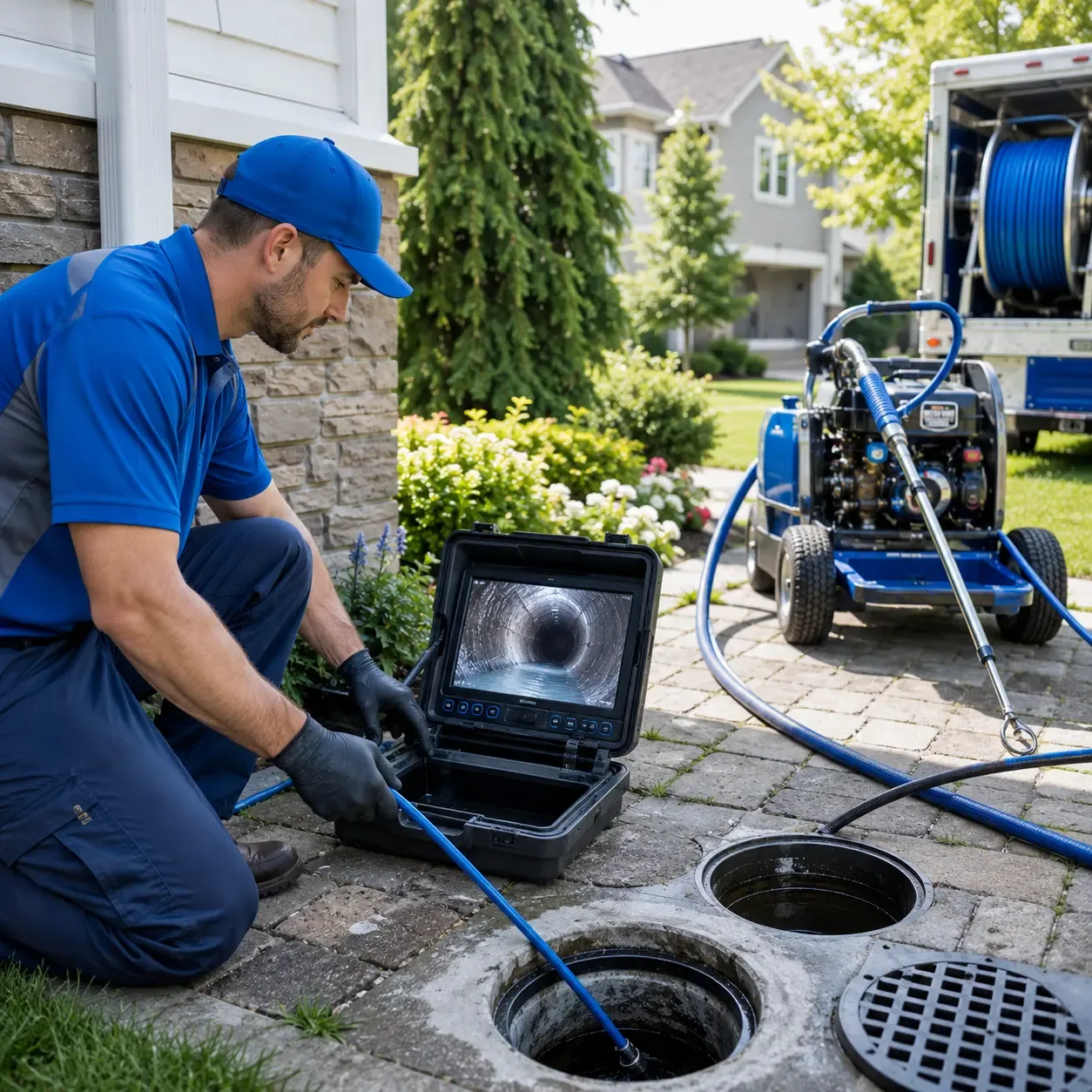 Outdoor drain cleaning professionals serving Larchmont, NY